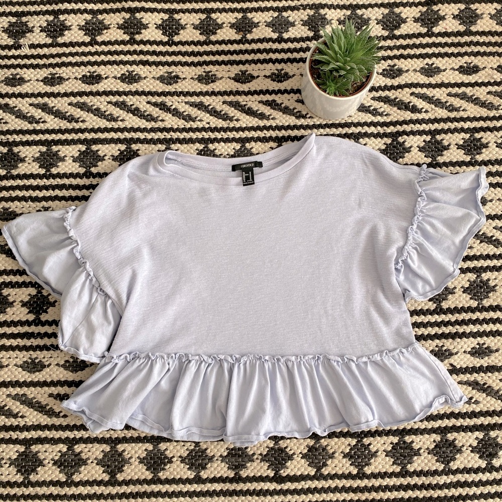 Lavender Babydoll Top